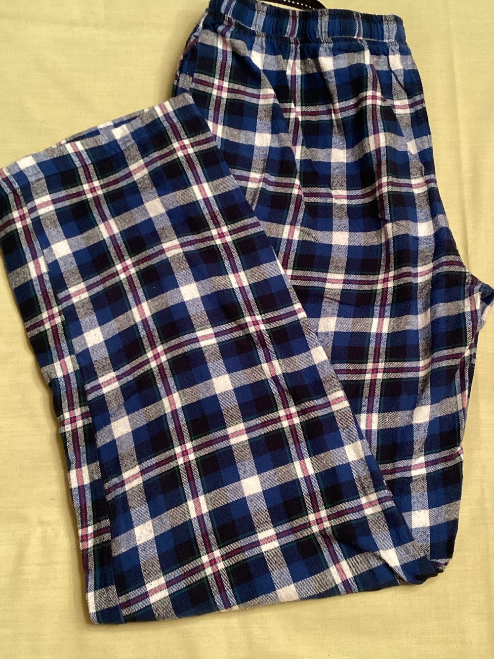 Livergy Men’s Plaid Lounge Sleep Pants Size L